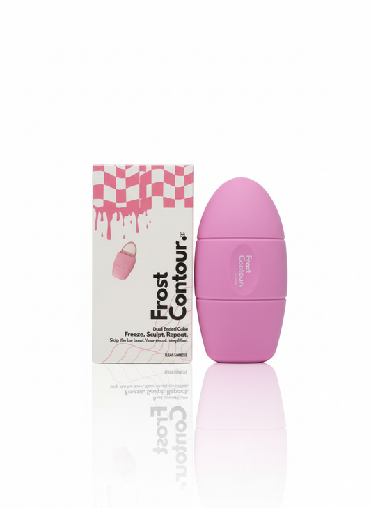 Frost Contour Ice Roller in Pink