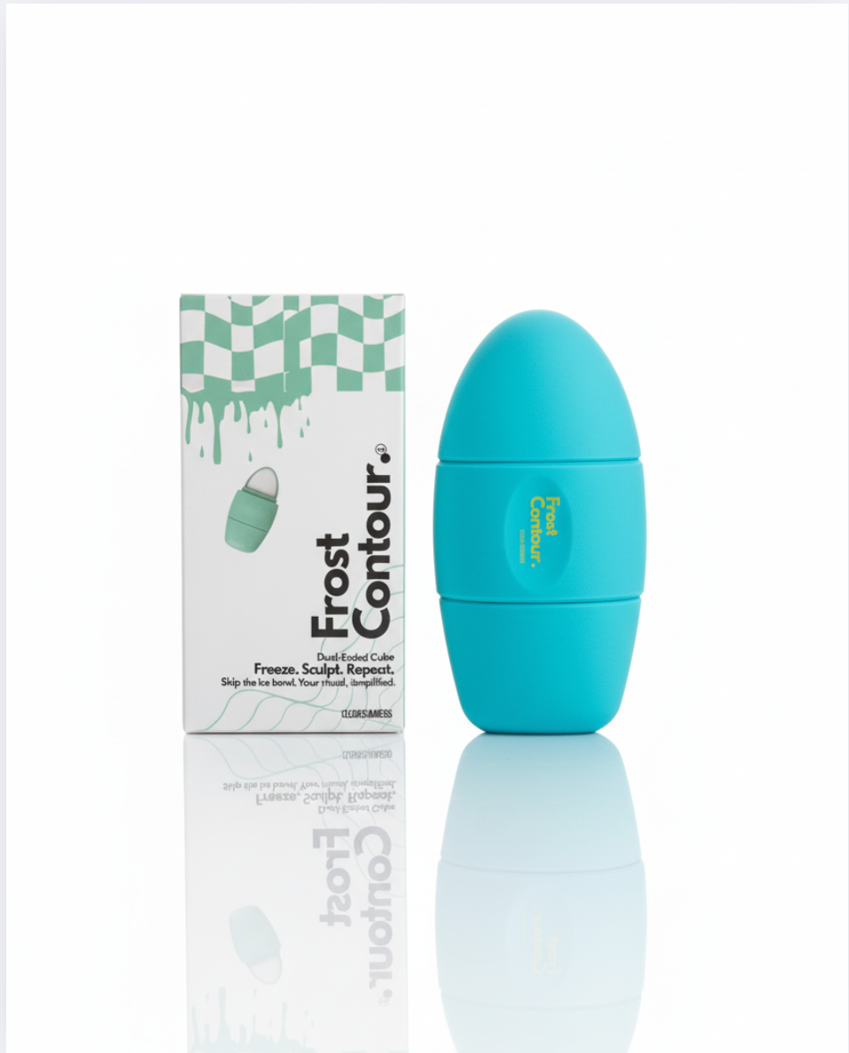 Frost Contour Ice Roller in Blue Green